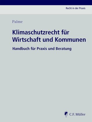 cover image of Klimaschutzrecht für Wirtschaft und Kommunen